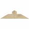 Ekena Millwork Portland Rough Sawn Timber Gable Bracket, Douglas Fir, 36"W x 10"H x 4"D x 6"F, 7/12 Pitch GBW036X10X0406POR00RDF - alternate 1